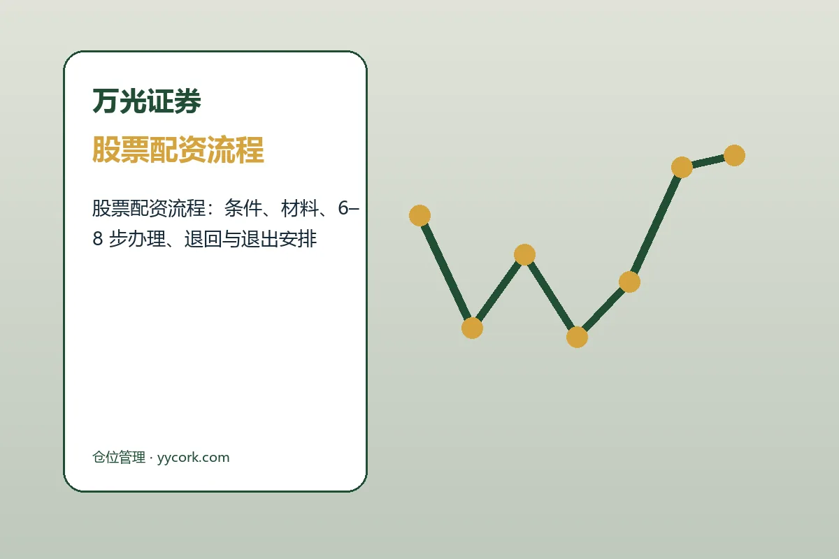 万光证券配资服务办理流程示意